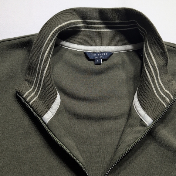 Ted Baker Olive Green Men's Sweater - Picture 3 of 8